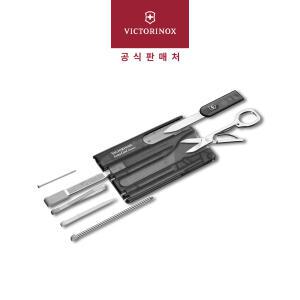 빅토리녹스 스위스 카드 클래식 투명 블랙 0.7133.T3