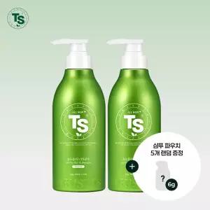 TS올뉴플러스샴푸 500gx2개+6g파우치x5개 램덤증정