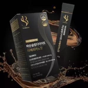 바순슬림다이어트 다이어트커피 1포 대용량 500-1L 가르시니아900mg / 1box(14포)