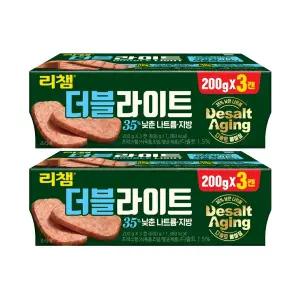 동원 리챔 더블라이트 200g, 3입, 2개 (총 6개)