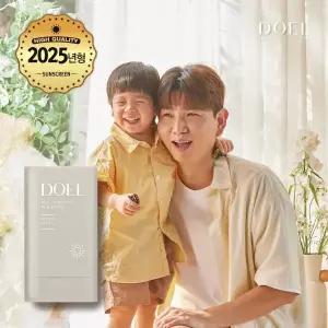 [도엘](본품 1개) 도엘 100% 무기자차 뽀송뽀송 선스틱 SPF50+ PA++++ 국내 최대용량 25g