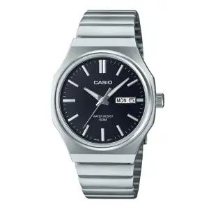 CASIO 카시오 MTP-E735D-1A 레트로 드레스워치 실버
