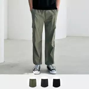 남성 파라슈트 스트링 카고 절개 팬츠 M25CP101