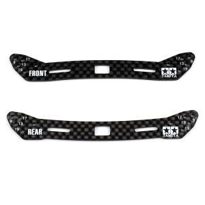 2mm 탄소 섬유 스테이 95284/95285/95641/95642 Tamiya Mini 4WD 자동차 DIY 용 40th 전면 후면 플레이트 수도꼭지 Pteris 부품