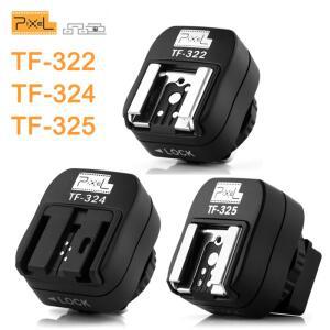 픽셀 TF-322/324/325 TTL 플래시 핫슈 어댑터 컨버터 캐논 소니 펜탁스 컨트롤러용