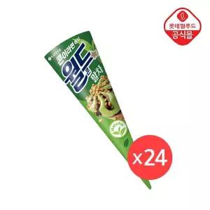 [NS홈쇼핑][롯데] 월드콘 말차 160ml x 24개[35397222]