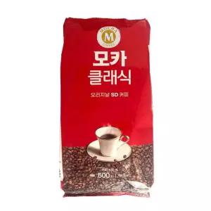 모카클래식 오리지널 SD 커피 500g 블랙 자판기용