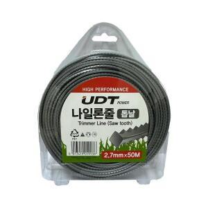 UDT예초기액세서리 나일론줄 2.7mm - 50M(톱날형) 1개