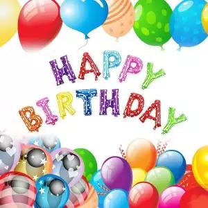 [셀러에이드]해피버스데이풍선 생일파티풍선 레인보우풍선 생일파티풍선장식