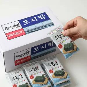 [대륙식품]미니도시락김 으뜸김 재래김 2g 총240봉