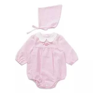 [블루독베이비](마산점)PK)큐티체크 세트 바디수트(46170-040-12)
