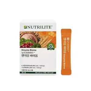 암웨이 뉴트리라이트 엔자임 바이옴 30포 발효효소 유산균 고소한 곡물맛