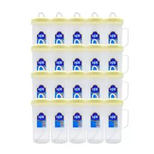 덕신 손잡이 빨대 물컵 500ml x20개 환자용물컵 요양원 병원용물컵 입원 [색상랜덤]