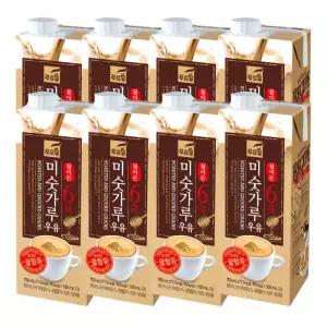 푸르밀 6곡 꿀이 든 미숫가루 우유 750ml x 8팩