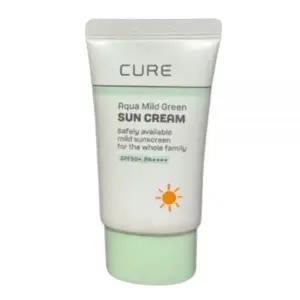 김정문알로에 큐어 아쿠아 마일드 그린 선 크림 40ml 순둥선크림