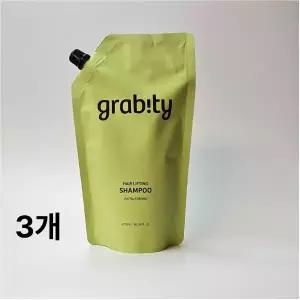 그래비티 헤어리프팅 샴푸 엑스트라 스트롱 리필 475ml 3개