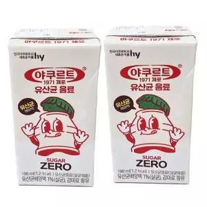 야쿠르트 1971 제로 190ml x 24팩
