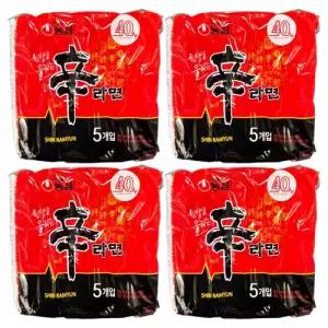 농심 신라면 멀티팩 600g X 4개 (총20봉)