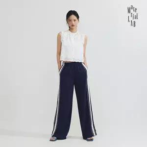 머티리얼랩 26SS 레이스 플로우팬츠