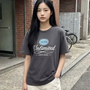 [택가 45,000원] 언리미트 SP LOGO TEE (U26BTTS608) 남녀공용