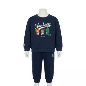MLB 키즈 메가베어 프렌즈 아트웍 맨투맨 세트 뉴욕양키스 NAVY 7AS2C0161 50NYS