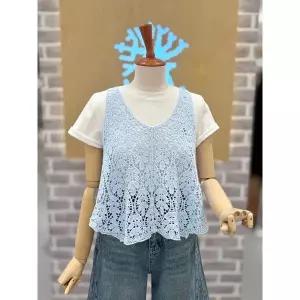 [레코브](타임스퀘어점패션관)나뭇잎 뜨개 뷔스티에 (LC31F6KV504X)