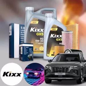투싼NX4 1.6 가솔린 KIXX 엔진오일세트 킥스 GX5 SQ 5W30