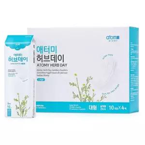 애터미 허브데이 대형 1팩/10개입x4개