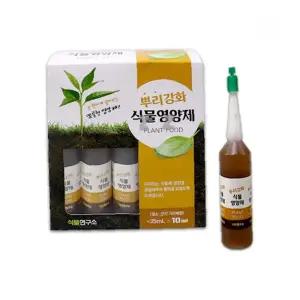 35ml 10개입 앰플형 액상 식물 영양제 화분 비료 실내 화초 영양공급
