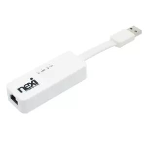 USB3.0 랜카드 기가 비트 유선 노트북 PC 컴퓨터 랜선 연결 젠더 어댑터 / USB 랜포트 플렛 WISENX631