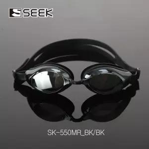 물안경 수경 SEEK 성인용 미러코팅 블랙 SK-550MRBK