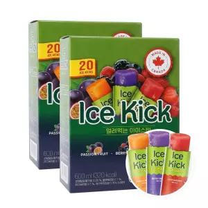 얼려먹는 아이스바 아이스킥 600ml (20개입) x2박스