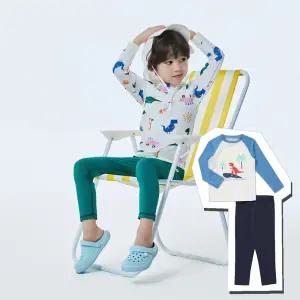[스타필드안성][래핑차일드] 26SS 공룡 9부 래시가드상하 GN, BL 86329-900-01