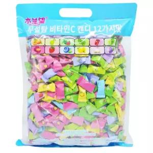 무란왕 무설탕 12가지맛 비타민C 민트 미니 캔디, 800g, 1개