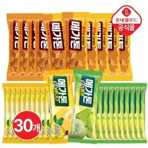 [NS홈쇼핑][etv] [롯데] 쫀득쫀득 메가톤 3가지 맛 30개 세트 (오리지널+쫀득멜론+쫀득바나..[35952563]