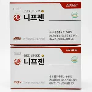 니프젠 스파이크 프리미엄 600mg 30정 x 2개
