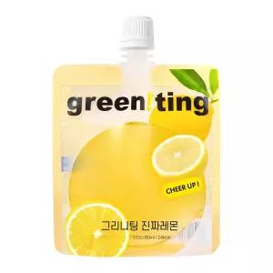 그리니팅 진짜레몬 비가열 100 레몬즙 20개 80ml 선물세트 추석 시댁 부모님 친정 한가위