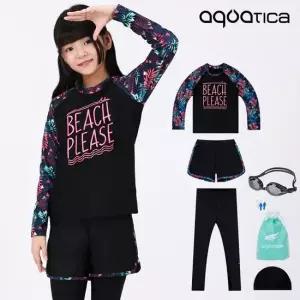 아쿠아티카 아동 래쉬가드 AQA324 일반용수경5종세트