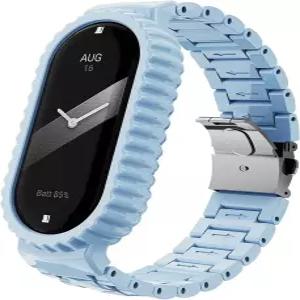 Xiaomi Mi Band 8 스포츠 PC 손목밴드 교체 팔찌용 OCNFZ 투명 플라스틱 스트랩 스마트워치 액세서리용
