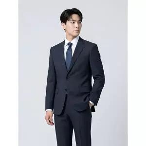 [하프클럽/BY파크랜드]네이비 모혼방 스트레치 수트-A2SA2411058A