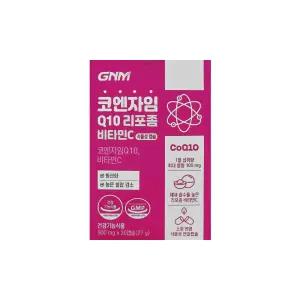GNM자연의품격 코엔자임 Q10 리포좀 비타민C 900mg 30캡슐/mj