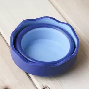 접이식 물통 지름9.5cm 미술물통 수채화용물통 미술용물통 그림용물통 (W38D7D5)
