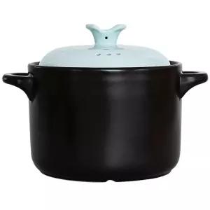 뚝배기 세라믹 깊은 도자기 손잡이 인용 인덕션 내열 계란찜 된장찌개 냄비