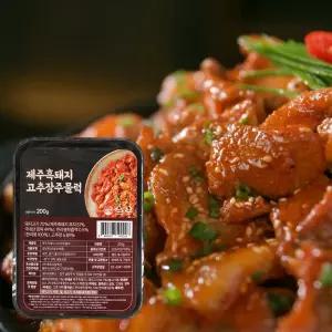 [TV홈쇼핑] 제주 흑돼지 고추장 주물럭 200g x 8팩 제육볶음 불고기