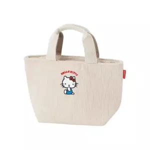 헬로키티 코듀로이 보온 보냉 런치백여행용보냉백 소풍보온보냉백 보온보