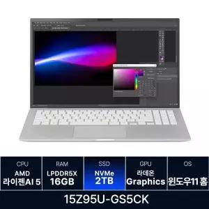 LG전자 LG그램 15Z95U-GS5CK 16GB 2TB 교체