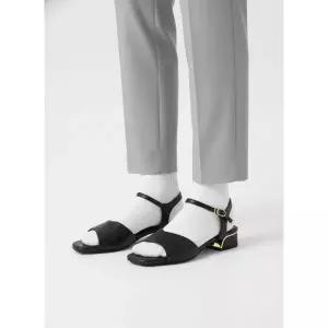 소다 SODA 여성 여자 우먼스 캐주얼 밴드 스트랩 샌들 슬리퍼 슬라이드 신발 FLD508LS10 검정 3CM 4919060