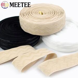 1/2/3미터 나일론 실리콘 탄성 밴드 25/30mm 미끄럼 방지 고무 리본 가방 브라 옷끈 웨빙 테이프 DIY 재봉