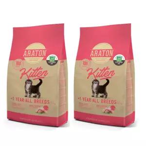 아라톤 아기고양이사료 키튼 1.5kg x 2개 3kg, 기호성좋은 고양이사료 턱드름완화