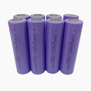 ICR 18650 배터리 3.7V 2000mAh 25A 리튬 충전식 배터리 손전등 LED 조명 노트북 인터컴 기기용